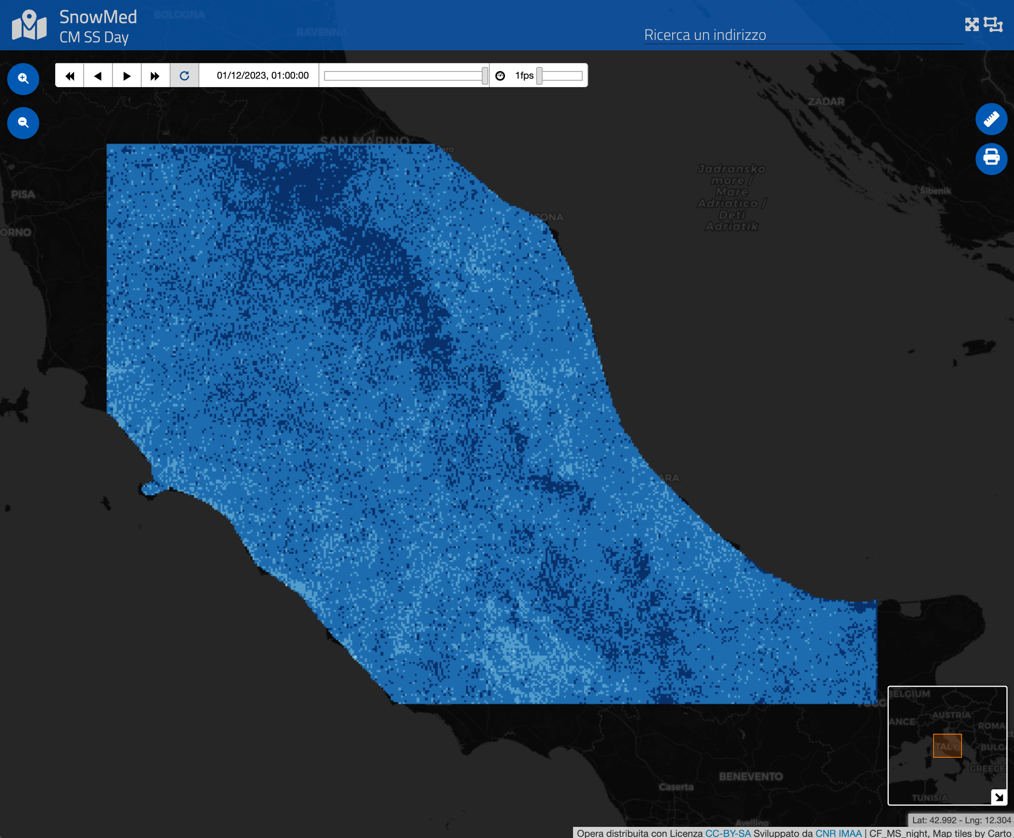 Cloud Mask Seasonal Statistics (daytime)