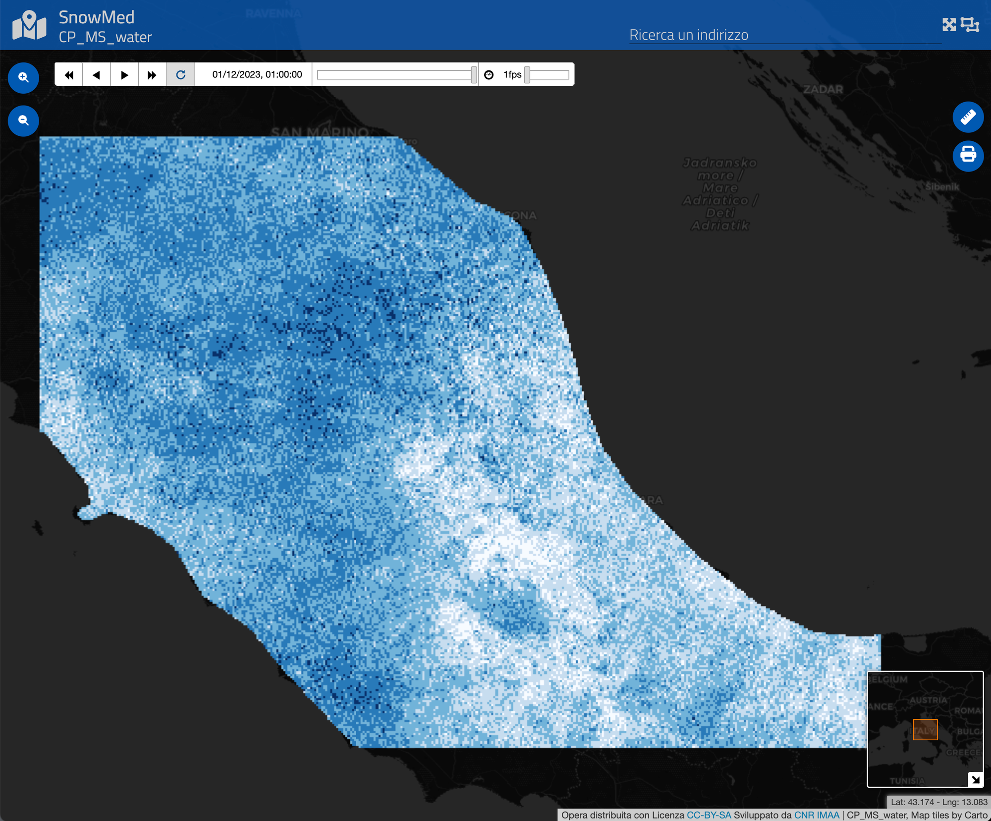 Cloud Phase Monthly Statistics (water)
