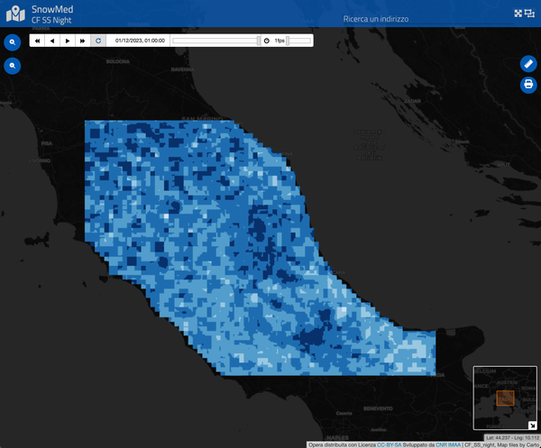 Cloud Fraction Seasonal Statistics (nighttime)