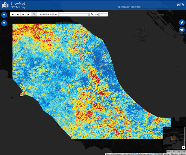 Cloud Optical Thickness Monthly Statistics (daytime)